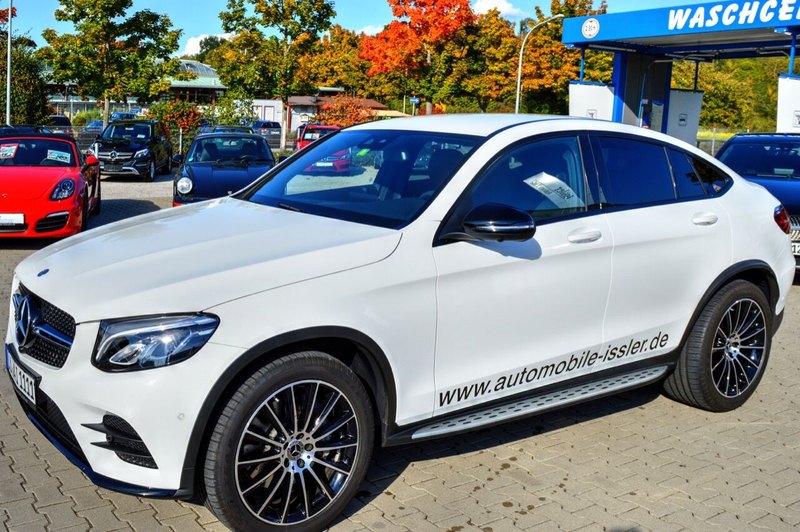 Mercedes GLC Coupé mit Issler-Beschriftung
